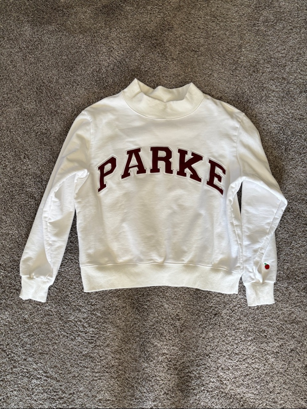 PARKE OG Heritage! NY Edition! RARE piece! white with Maroon Lettering